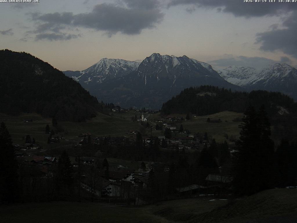 Archiv Foto Webcam Tiefenbach Oberstdorf