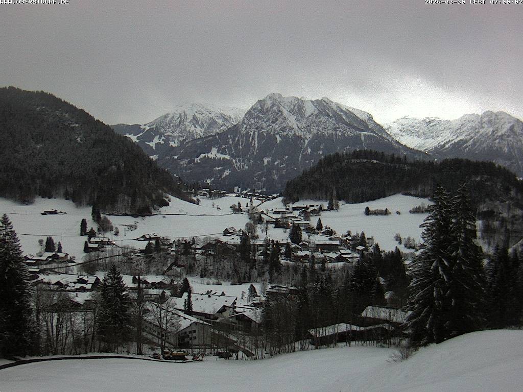 Archiv Foto Webcam Tiefenbach Oberstdorf