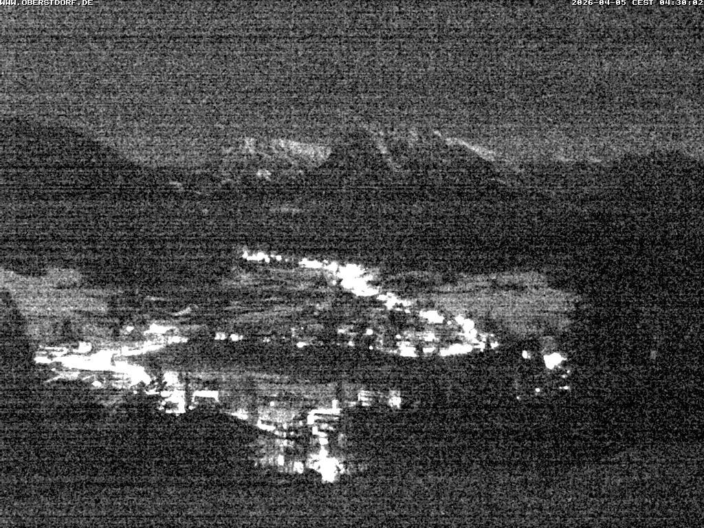 Archived image Webcam Nebelhorn and Rubihorn