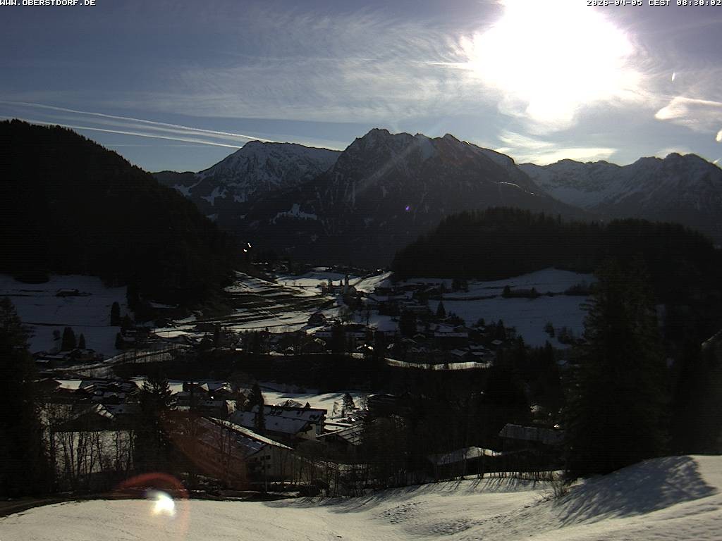 Archived image Webcam Nebelhorn and Rubihorn