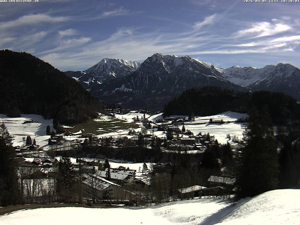 Archived image Webcam Nebelhorn and Rubihorn