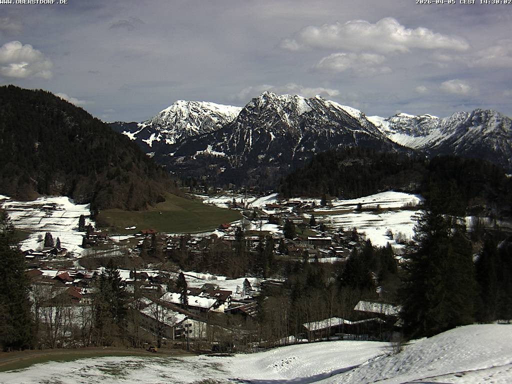 Archived image Webcam Nebelhorn and Rubihorn