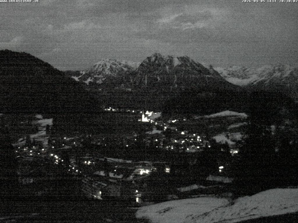 Archived image Webcam Nebelhorn and Rubihorn