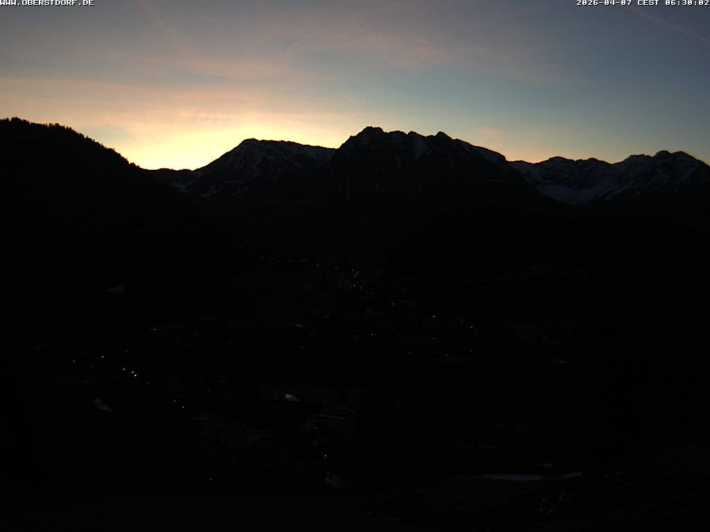 Archiv Foto Webcam Tiefenbach Oberstdorf