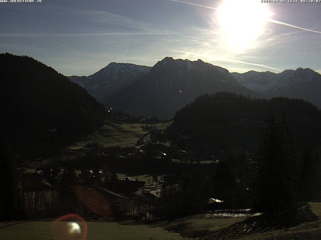 Archiv Foto Webcam Tiefenbach Oberstdorf