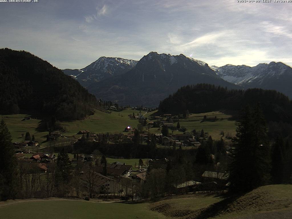Archiv Foto Webcam Tiefenbach Oberstdorf