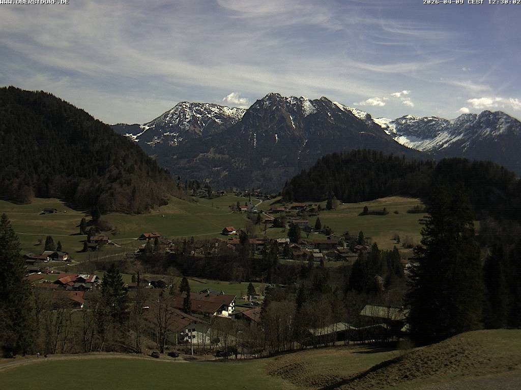 Archiv Foto Webcam Tiefenbach Oberstdorf