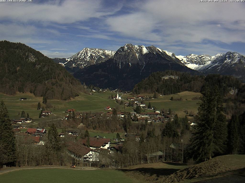 Archived image Webcam Nebelhorn and Rubihorn