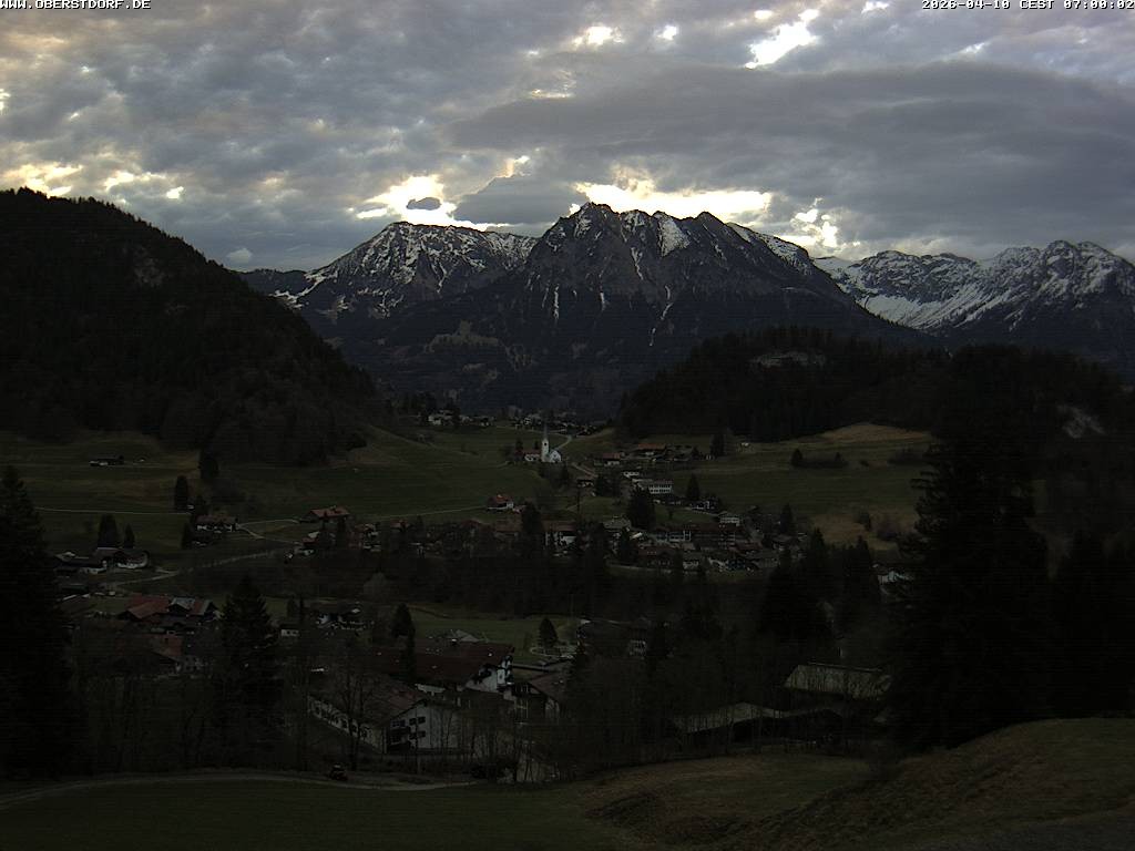 Archiv Foto Webcam Tiefenbach Oberstdorf
