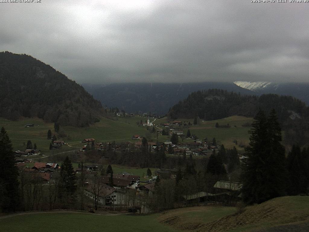 Archiv Foto Webcam Tiefenbach Oberstdorf
