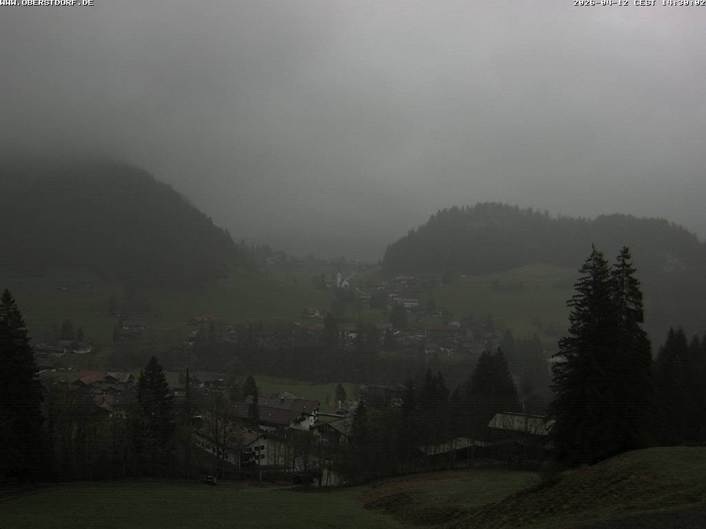 Archived image Webcam Nebelhorn and Rubihorn