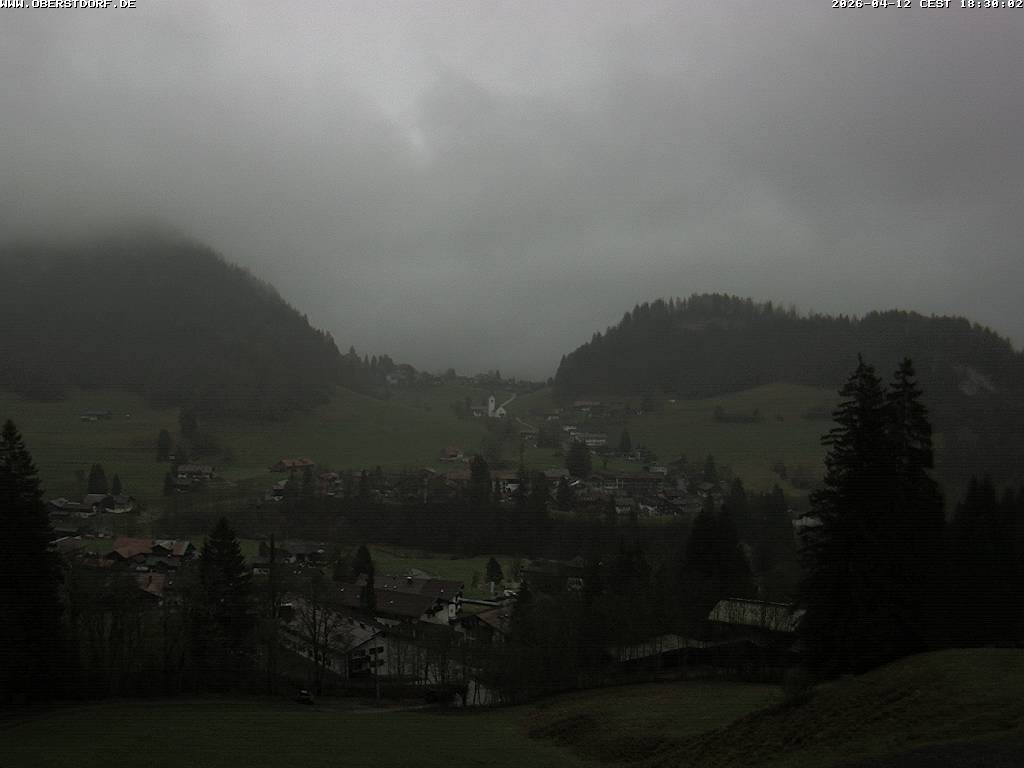 Archived image Webcam Nebelhorn and Rubihorn