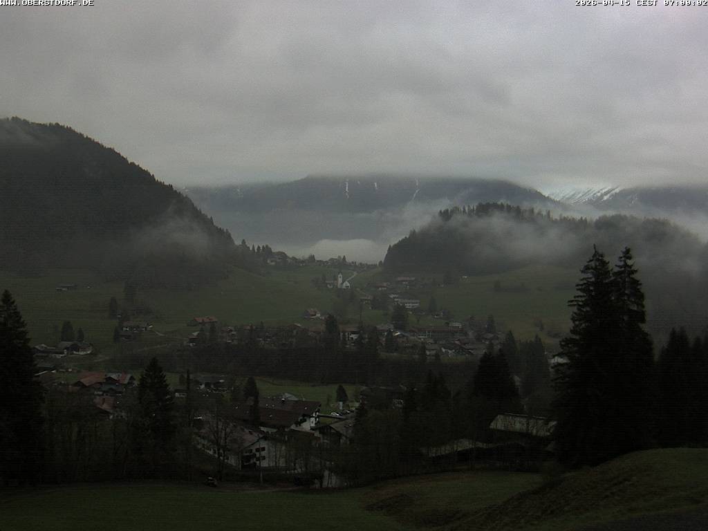 Archived image Webcam Nebelhorn and Rubihorn
