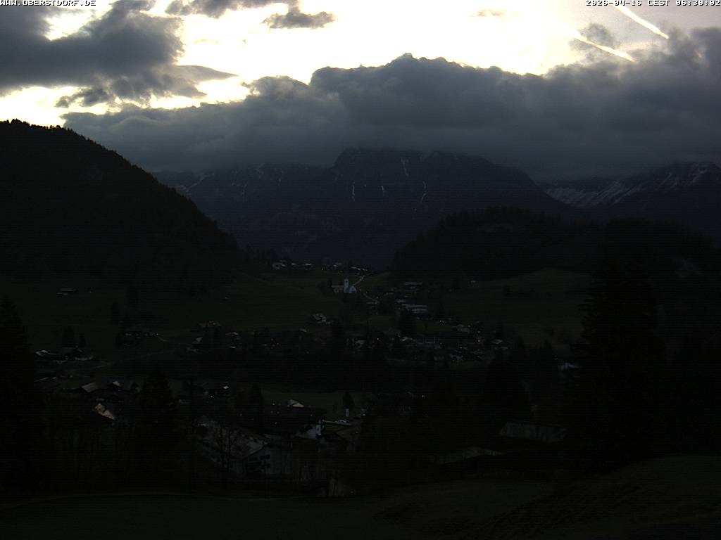 Archived image Webcam Nebelhorn and Rubihorn