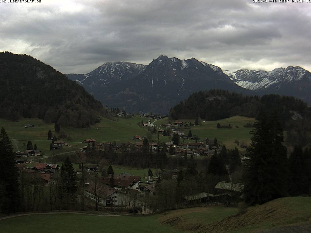 Archived image Webcam Nebelhorn and Rubihorn