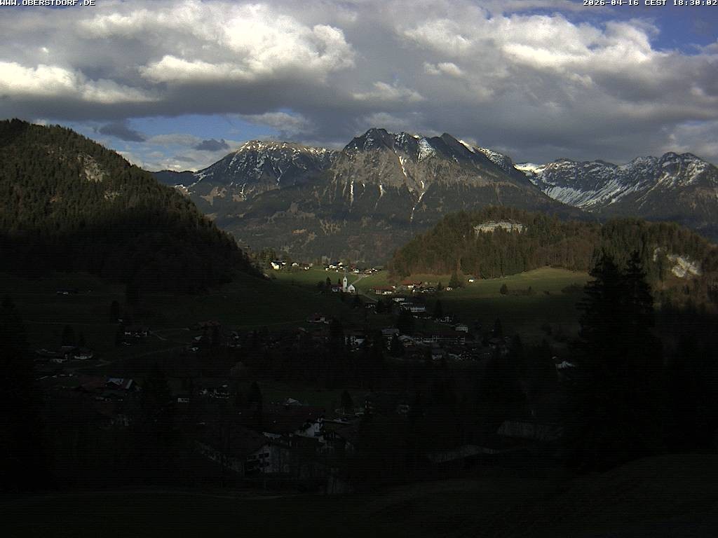Archiv Foto Webcam Tiefenbach Oberstdorf