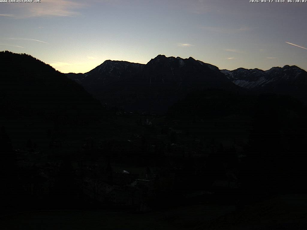 Archived image Webcam Nebelhorn and Rubihorn