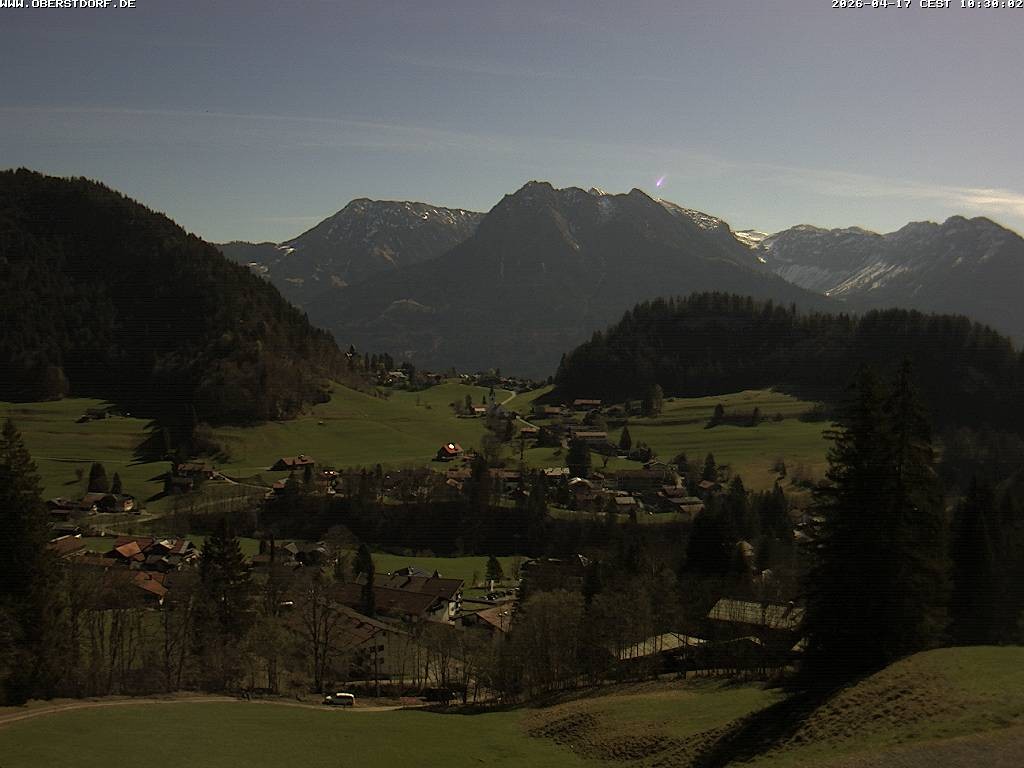 Archived image Webcam Nebelhorn and Rubihorn