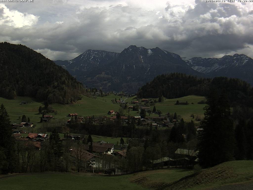 Archiv Foto Webcam Tiefenbach Oberstdorf