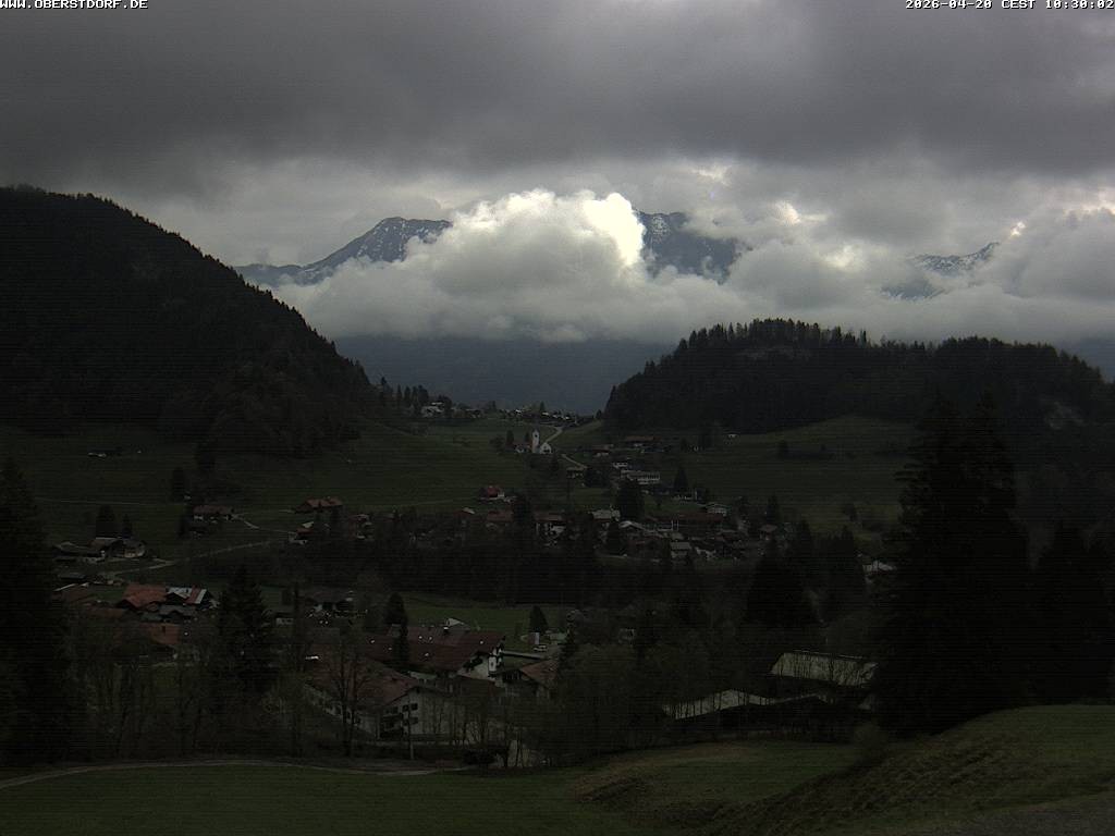 Archiv Foto Webcam Tiefenbach Oberstdorf