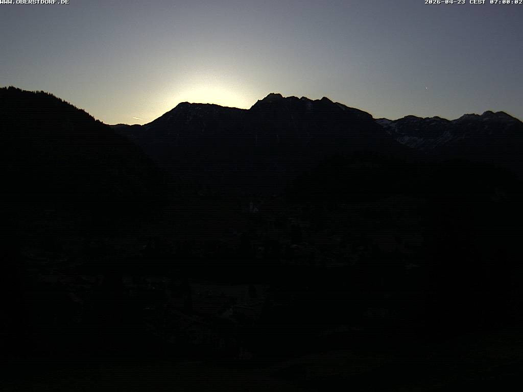 Archiv Foto Webcam Tiefenbach Oberstdorf