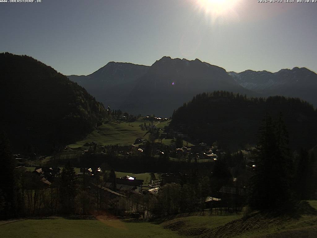 Archiv Foto Webcam Tiefenbach Oberstdorf