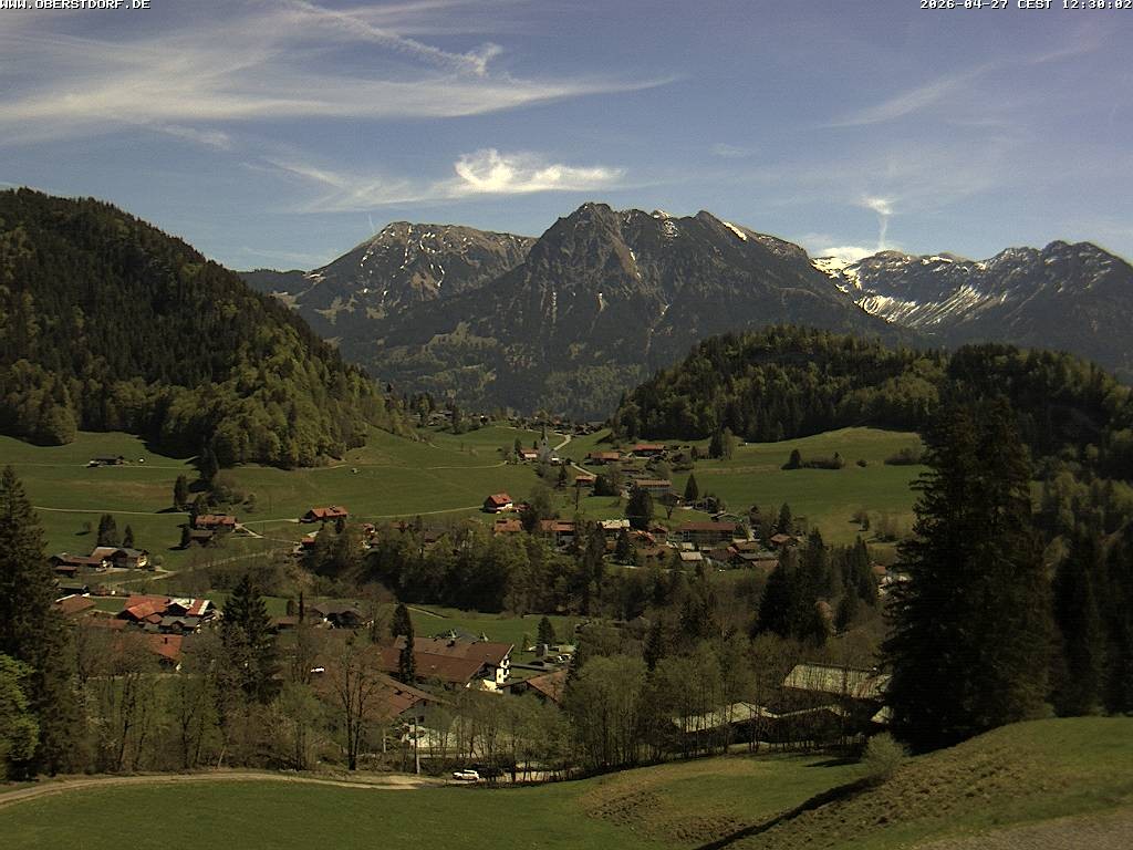 Archiv Foto Webcam Tiefenbach Oberstdorf