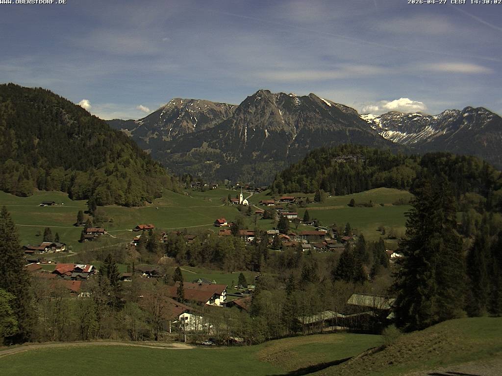 Archiv Foto Webcam Tiefenbach Oberstdorf