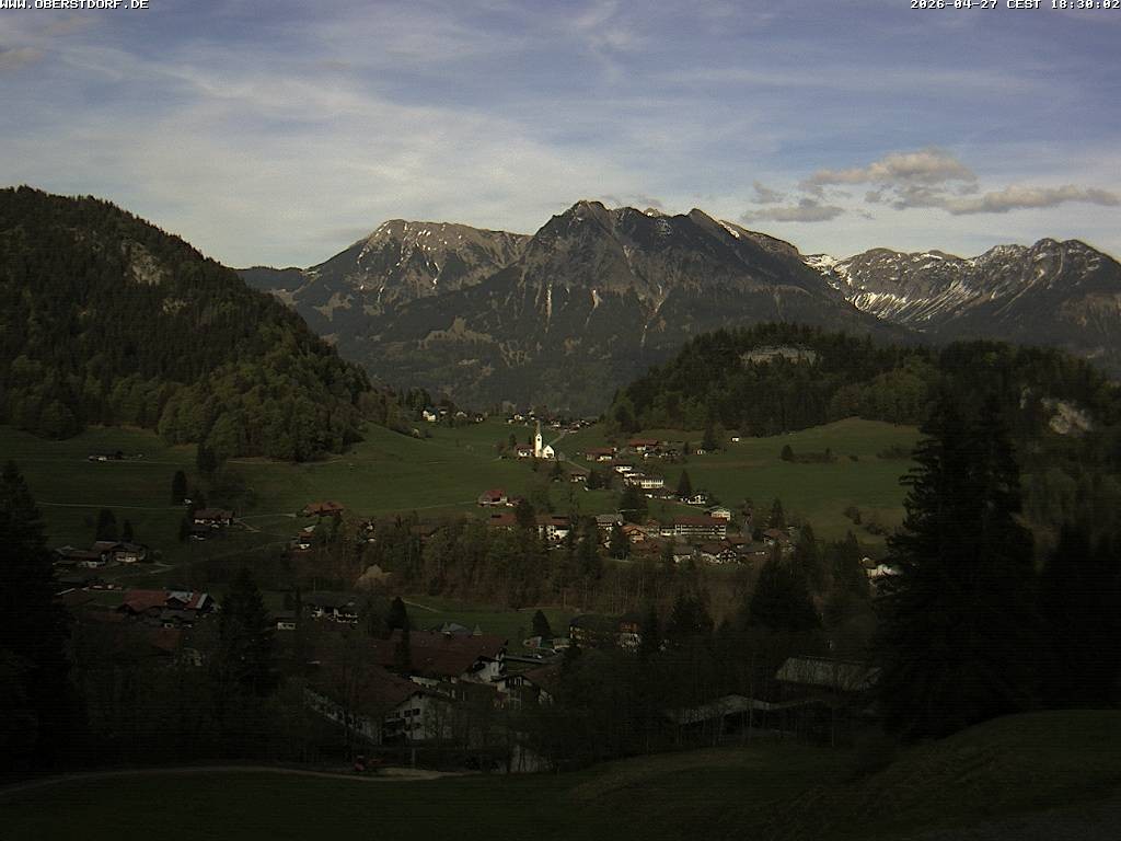 Archiv Foto Webcam Tiefenbach Oberstdorf
