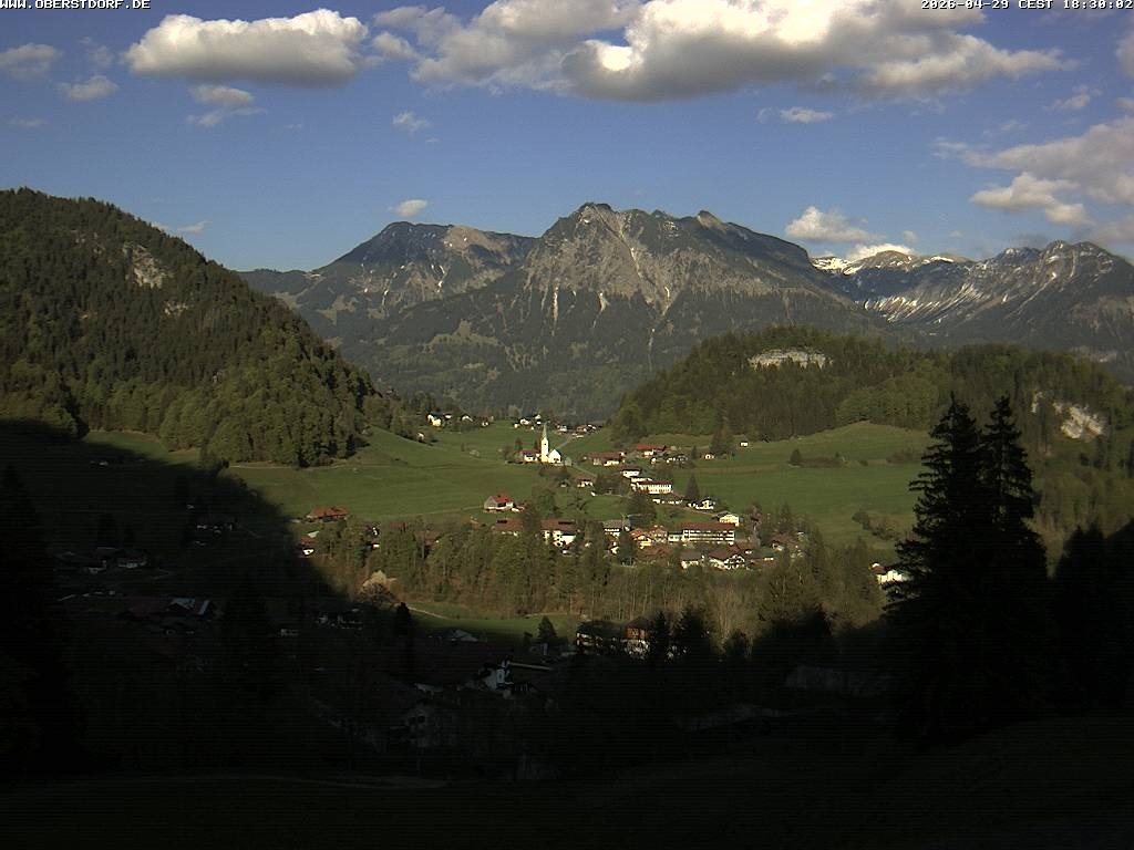 Archiv Foto Webcam Tiefenbach Oberstdorf