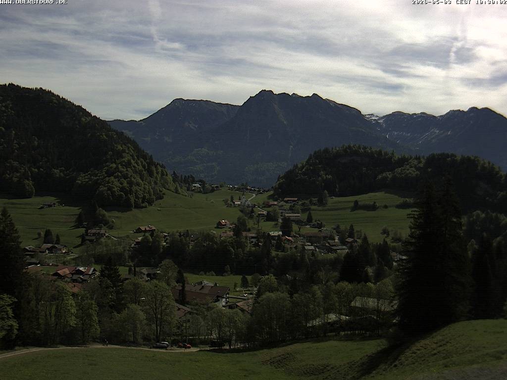 Archived image Webcam Nebelhorn and Rubihorn