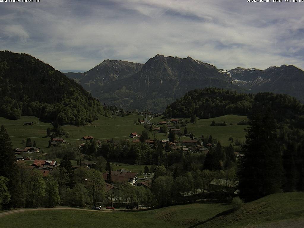 Archived image Webcam Nebelhorn and Rubihorn