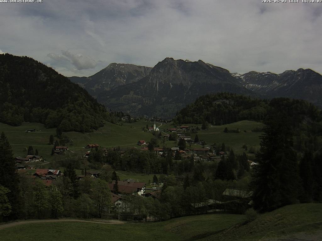 Archived image Webcam Nebelhorn and Rubihorn