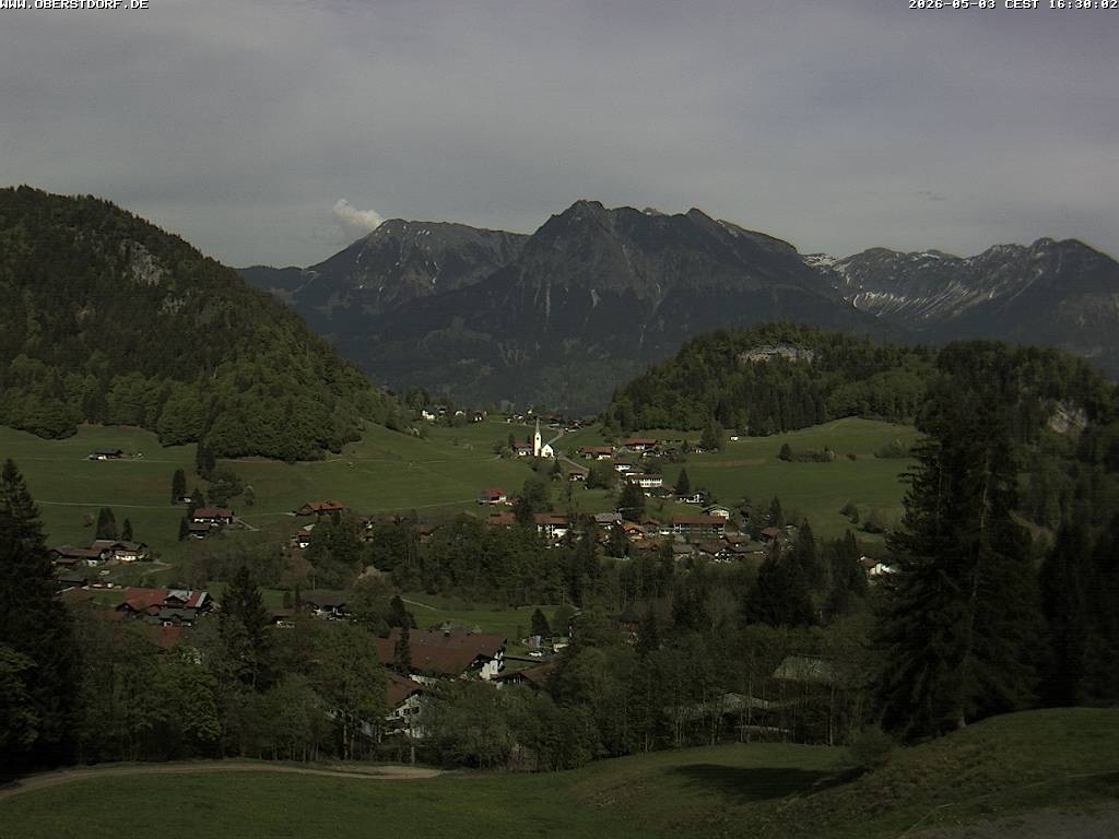 Archived image Webcam Nebelhorn and Rubihorn