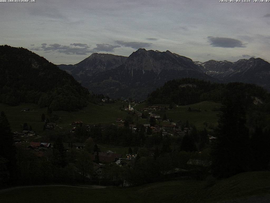Archived image Webcam Nebelhorn and Rubihorn