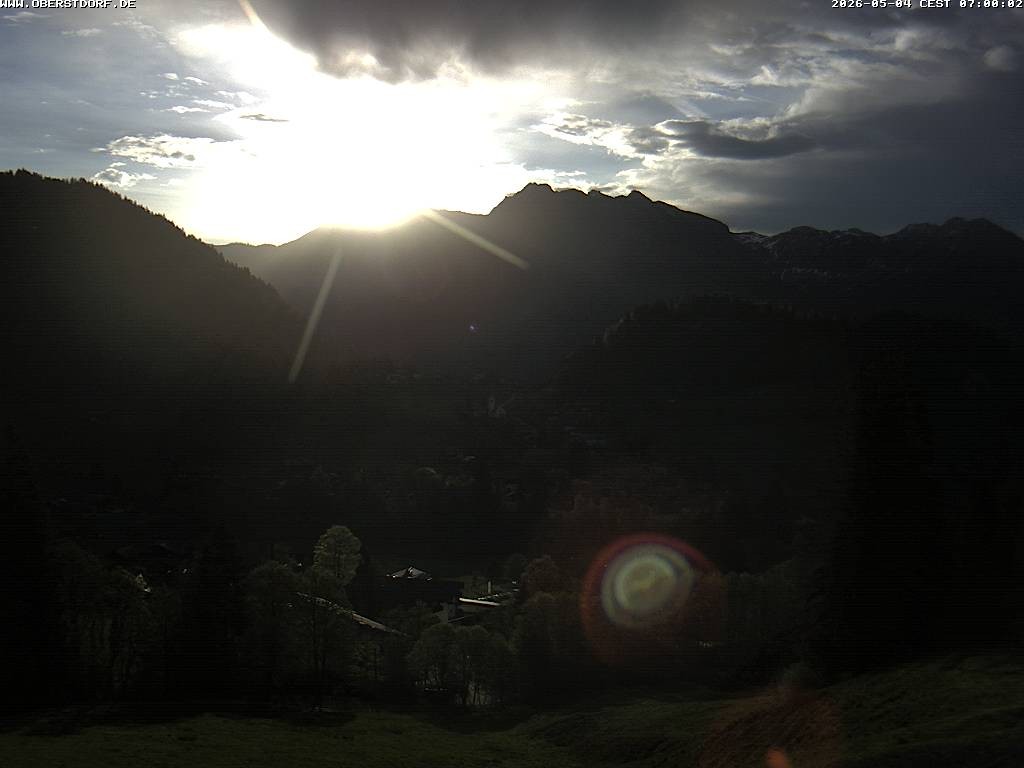Archiv Foto Webcam Tiefenbach Oberstdorf