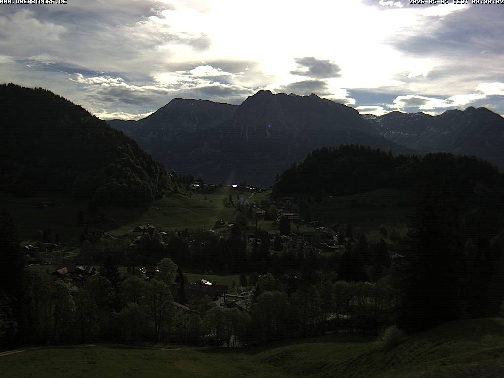 Archived image Webcam Nebelhorn and Rubihorn