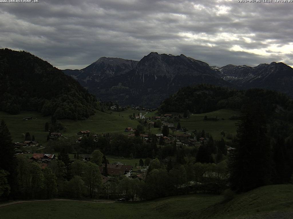 Archived image Webcam Nebelhorn and Rubihorn