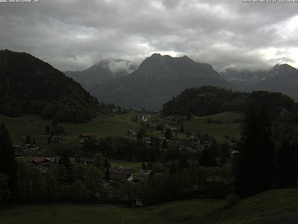 Archived image Webcam Nebelhorn and Rubihorn