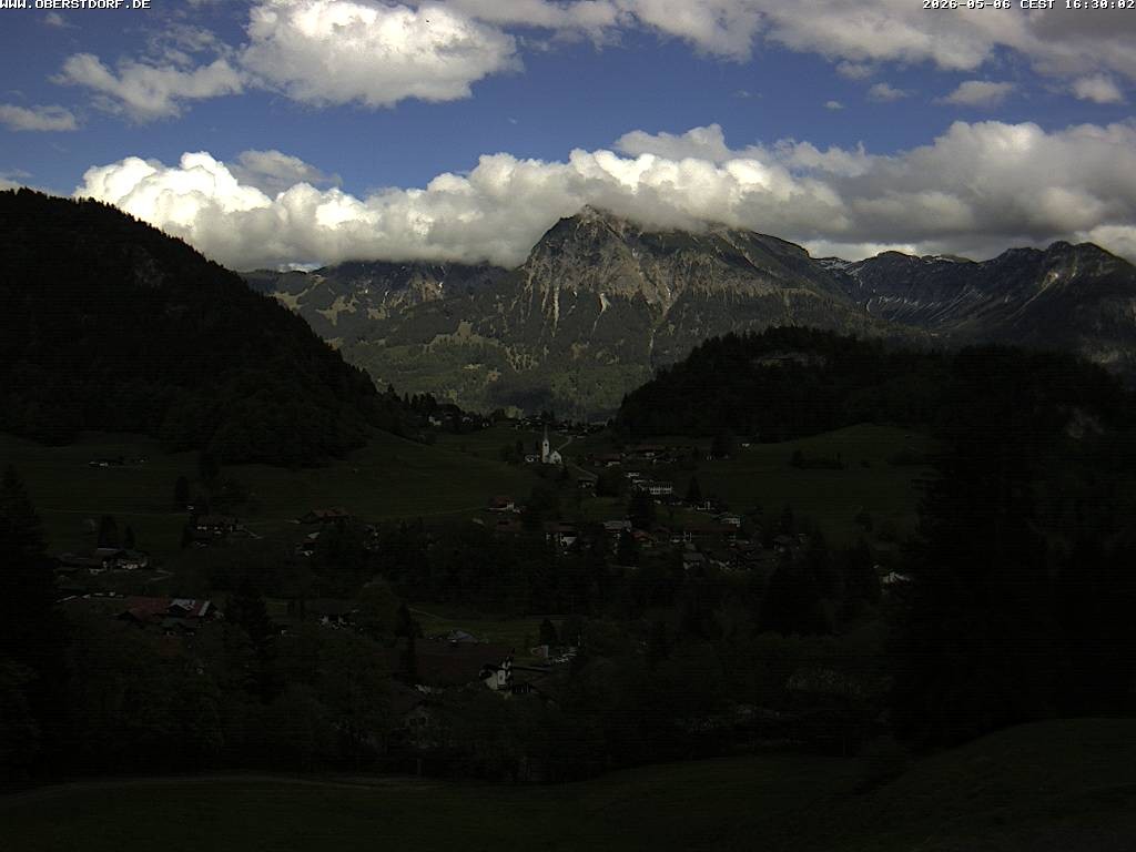 Archived image Webcam Nebelhorn and Rubihorn