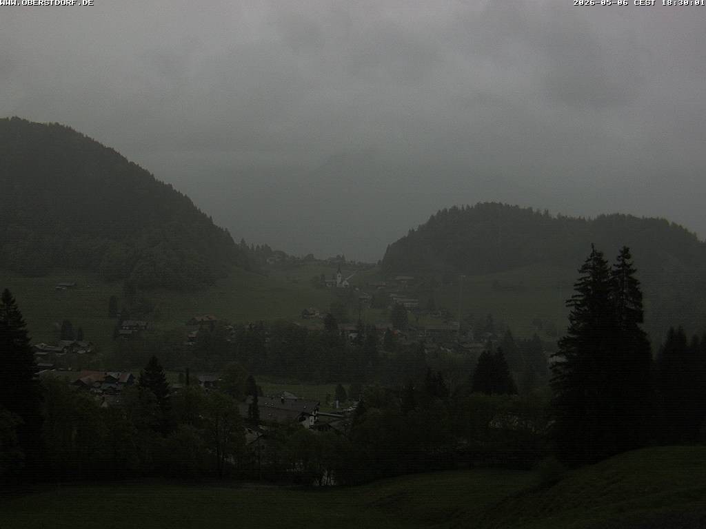 Archived image Webcam Nebelhorn and Rubihorn