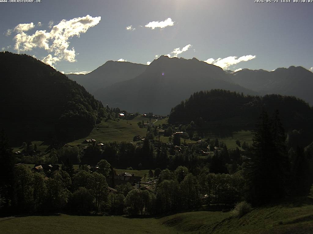 Archived image Webcam Nebelhorn and Rubihorn