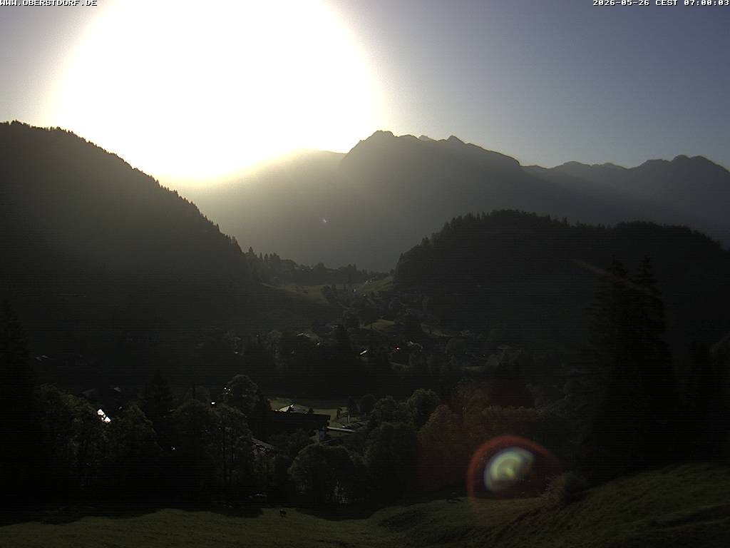 Archiv Foto Webcam Tiefenbach Oberstdorf