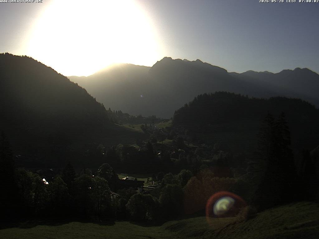 Archived image Webcam Nebelhorn and Rubihorn