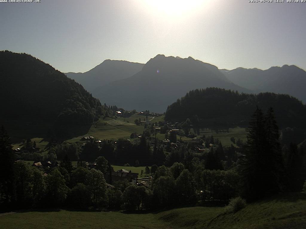 Archived image Webcam Nebelhorn and Rubihorn