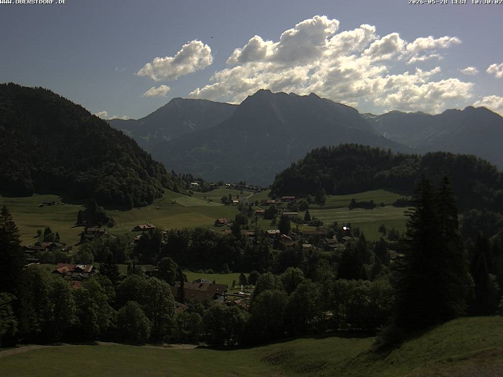 Archived image Webcam Nebelhorn and Rubihorn