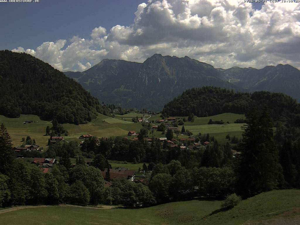 Archived image Webcam Nebelhorn and Rubihorn