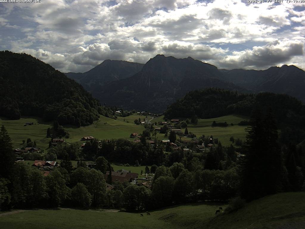 Archived image Webcam Nebelhorn and Rubihorn
