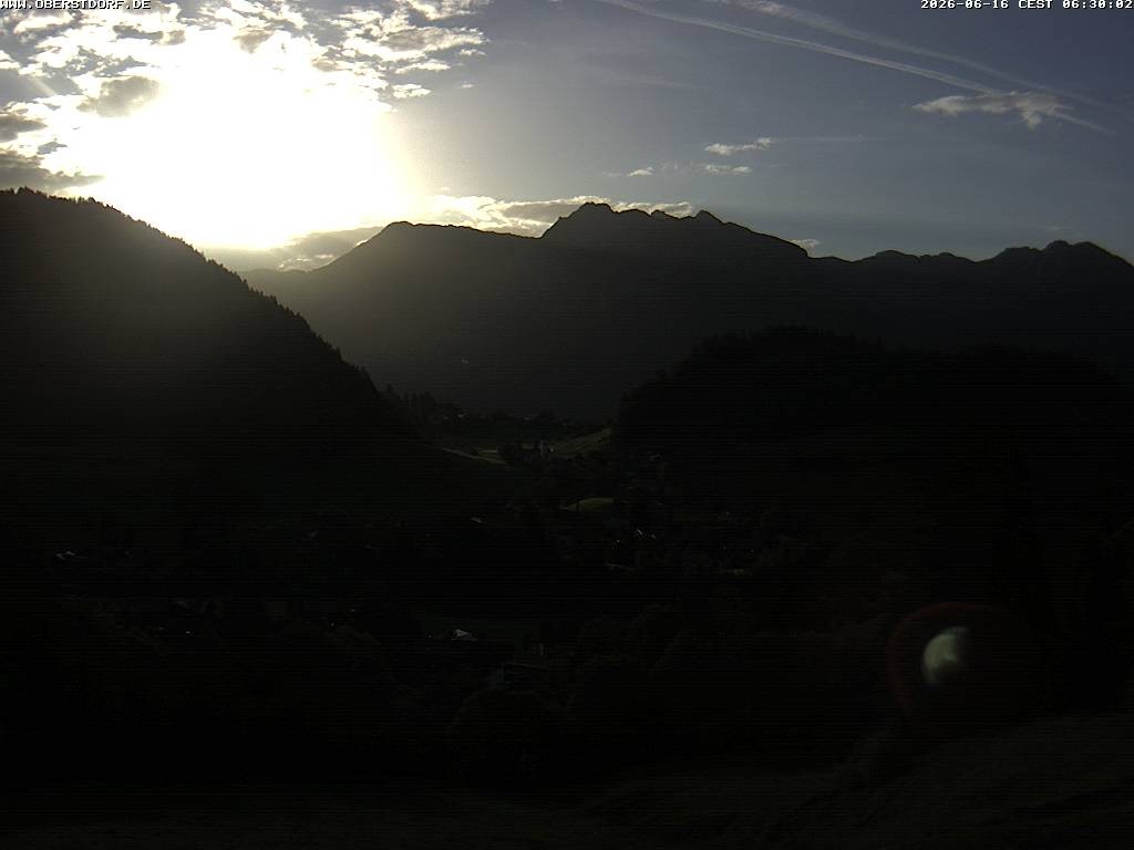 Archiv Foto Webcam Tiefenbach Oberstdorf