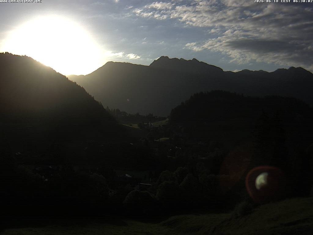 Archiv Foto Webcam Tiefenbach Oberstdorf